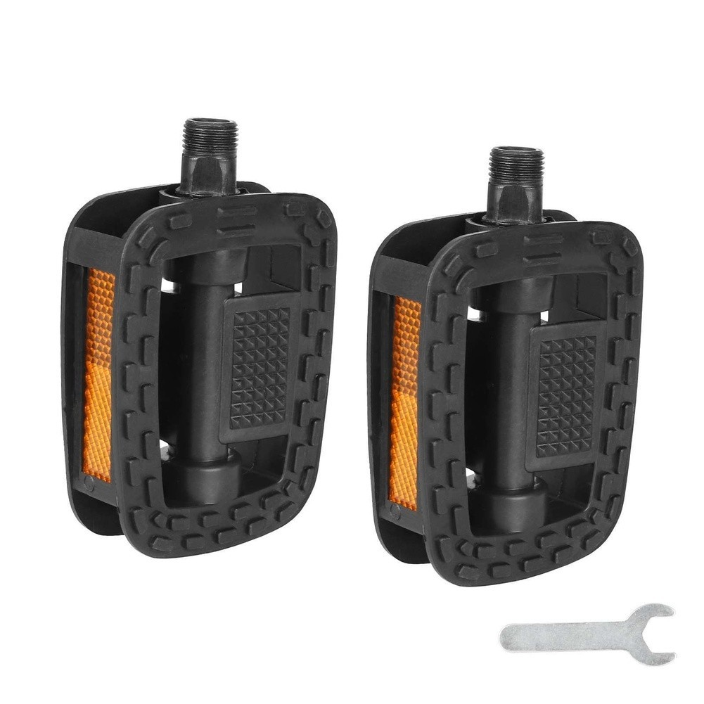 Aluminum Alloy Frame Plastic Bike Pedals Lightweight Design for Road MTB Bikes
