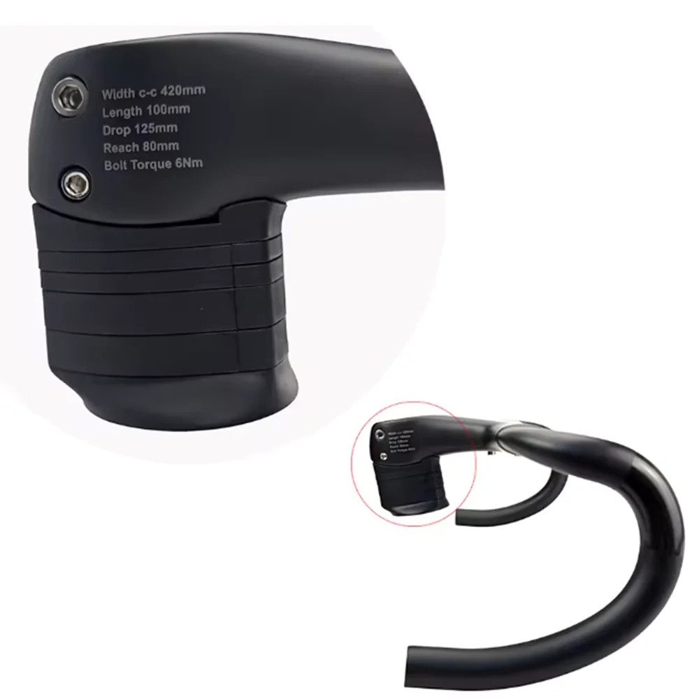 Carbon Internal Cable Routing Road Bike Mountain Integrated Handlebar Washer