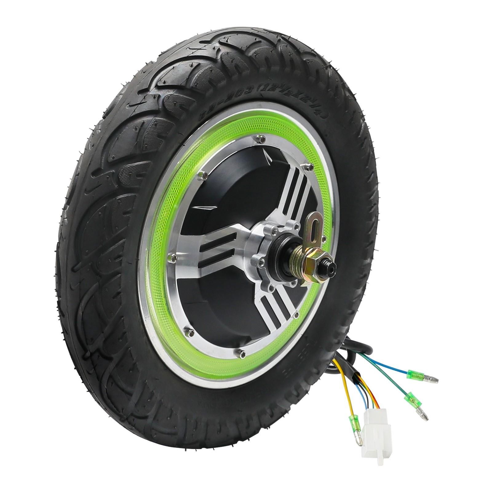 12 inch Hub Motor Kit ebike Scooter 36V 500W Brushless Gearless Motor Tricycle
