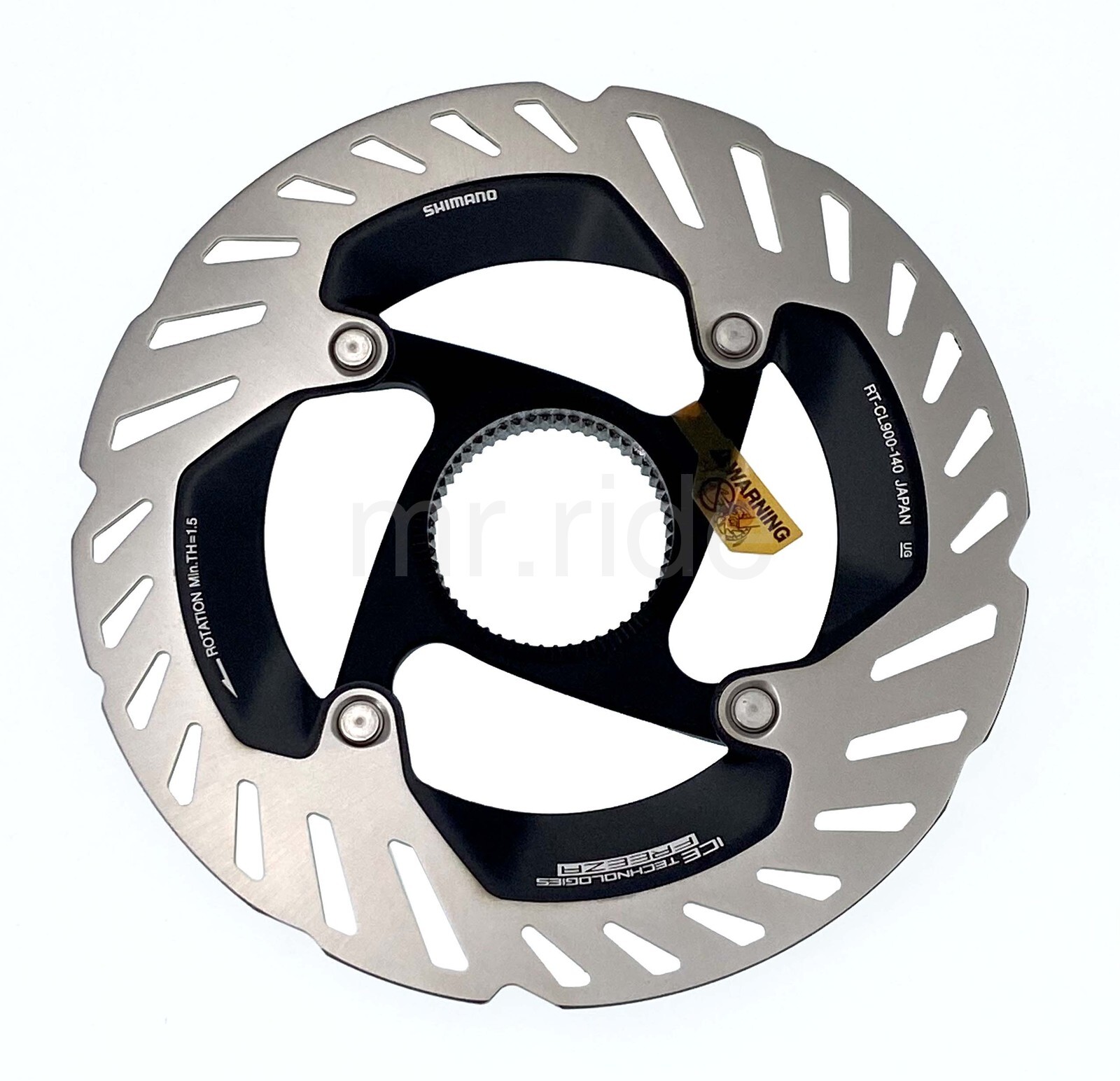2x Shimano DURA-ACE RT-CL900 Center Lock Bike Disc Rotor 160+140mm,w/Lockring