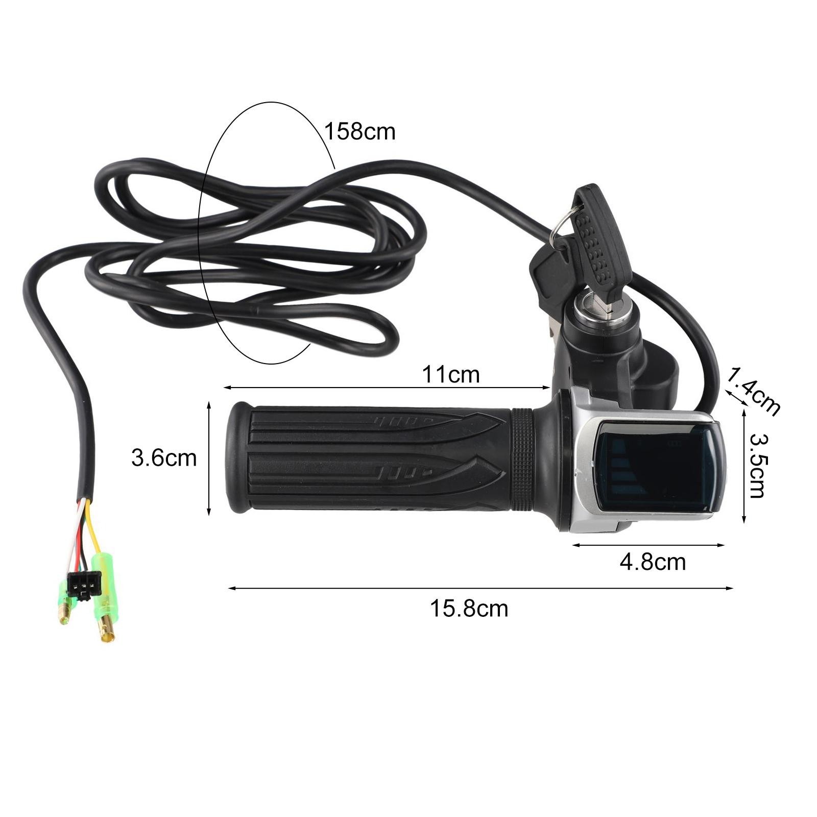 Throttle Grip Starter Metal Plastic Speed Shifter Power Indicator Sports