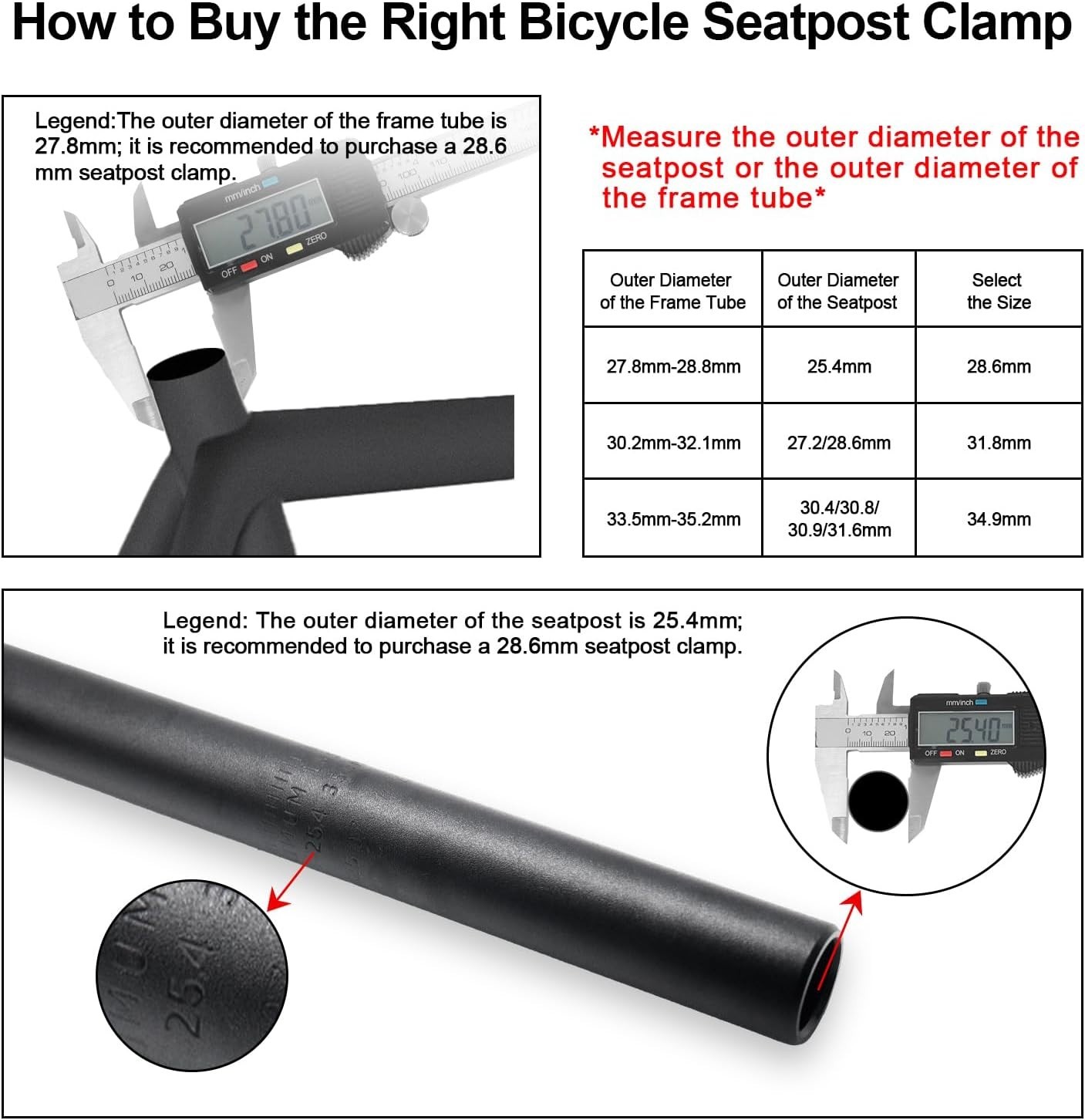 Durable Quick Release Bicycle Seat Clamp, Lightweight 31.8mm Alloy Design
