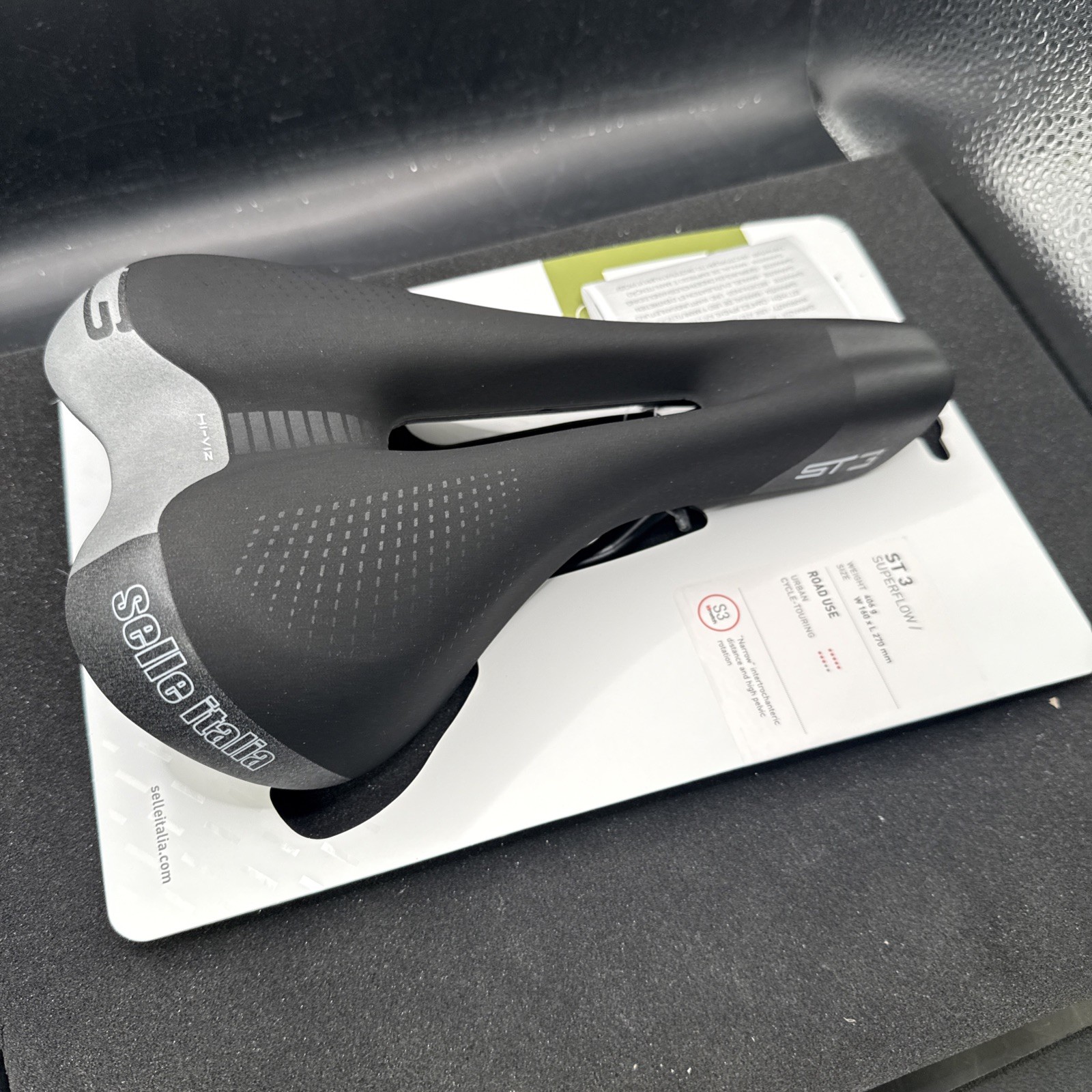 Selle Italia St3 Superflow Cycling Saddle Seat S3 160mm Universal (9419-35)