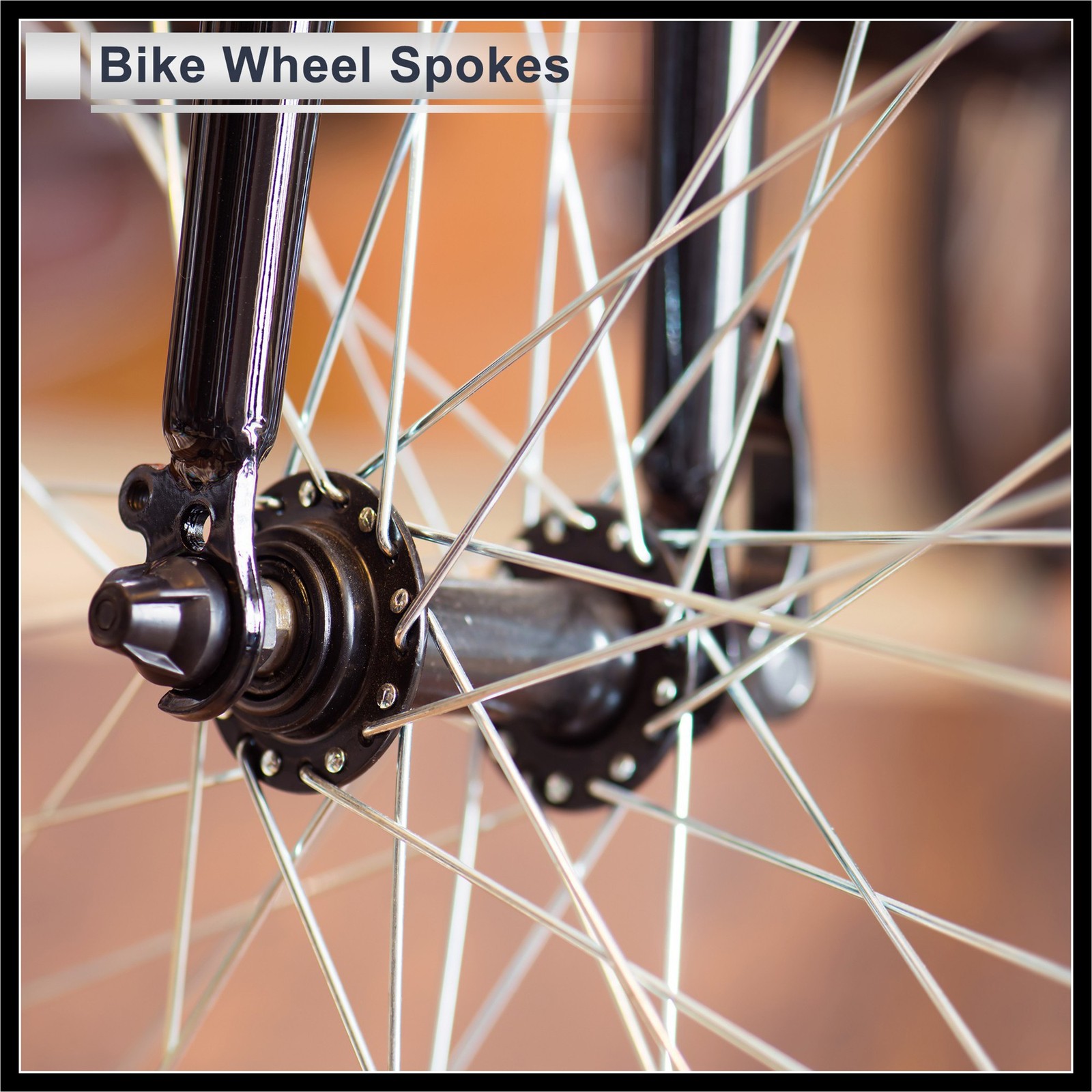 1 Set 13G 130mm Length Bicycle Spokes Nipple 45 Steel Universal