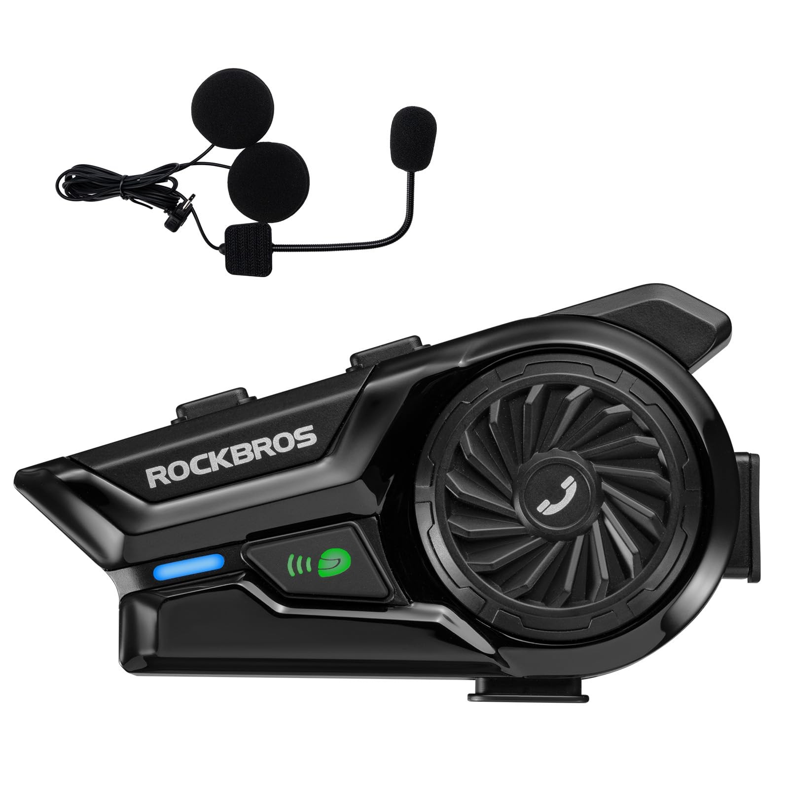 ROCKBROS Bike Motorcycle Helmet Bluetooth Headset R1 Versatile Black