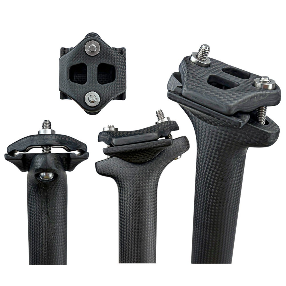 Carbon Fiber Bike Seatpost Lightweight 370mm 27 2mm 30 8mm 31 6mm for MTB