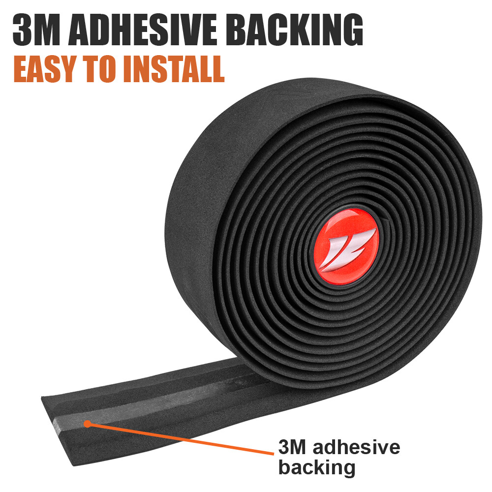 BV Road Bike Handlebar Tape Bicycle Bar Wraps EVA 3M Adhesive Non-Slip Soft