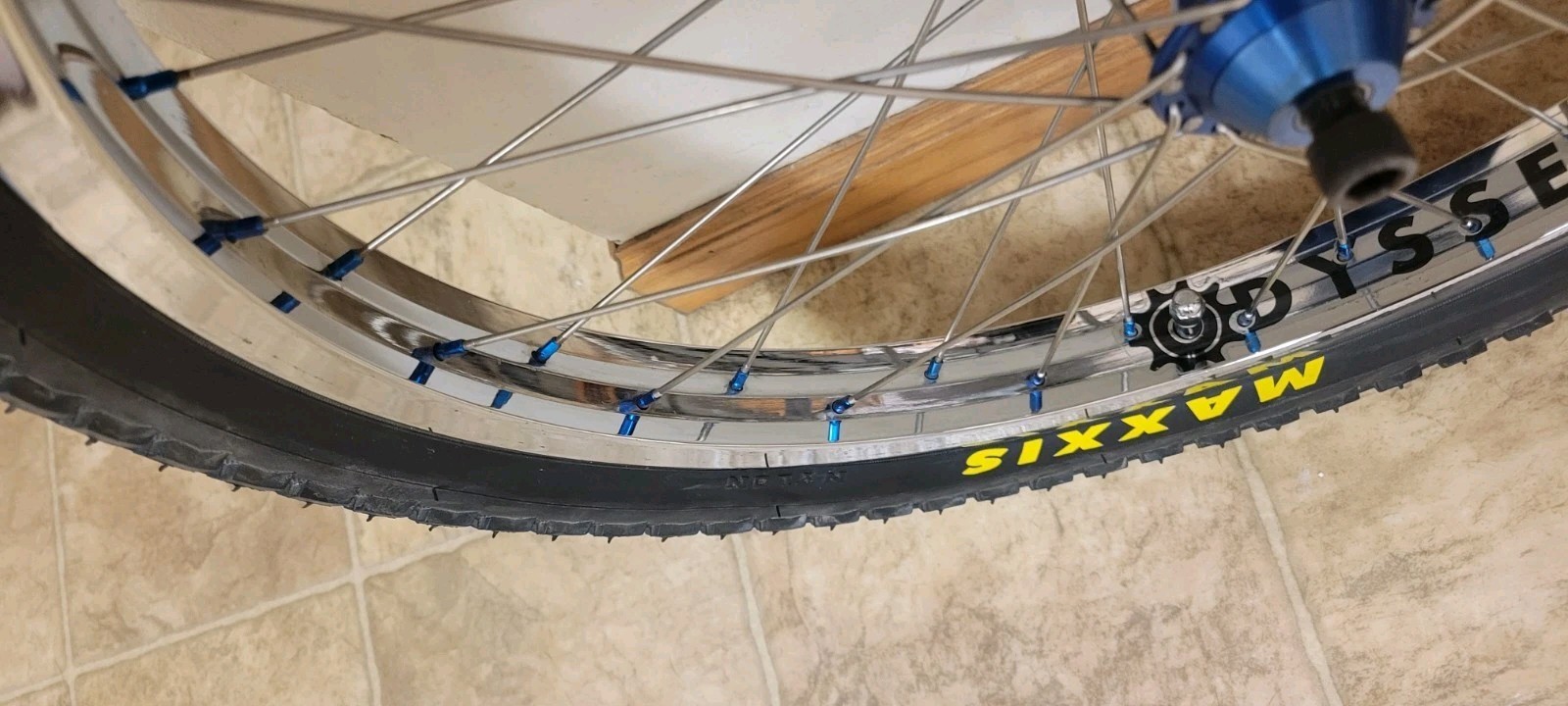 Chrome Odyssey 7KA 20” Rims W/ TNT Rapid Fire Hubs HOLY ROLLER tires Mid School