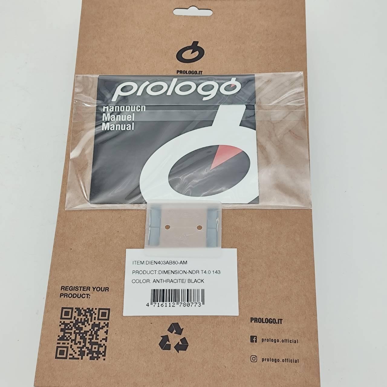 Prologo Dimension NDR Saddle STN Anthracite Black Bike TT/TRI/Off 143x245mm New