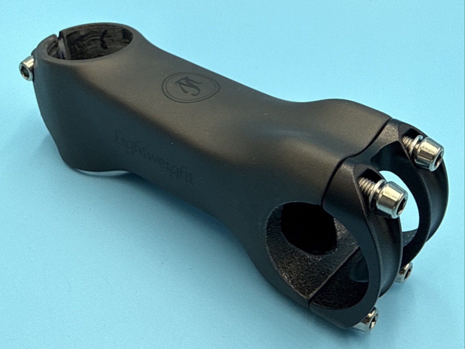 Lightweight GERMANY Bügelhalter SCHWARZ ED 100mm Carbon Fiber 1-1/8″ Stem NO BOX