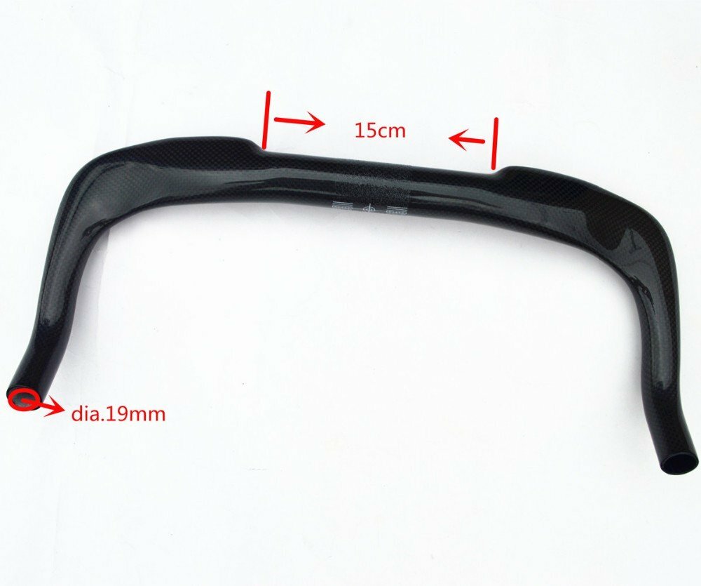 Bicycle Bullhorn Triathlon TT Handlebar Carbon Road Bike 380/400/420/440/460mm