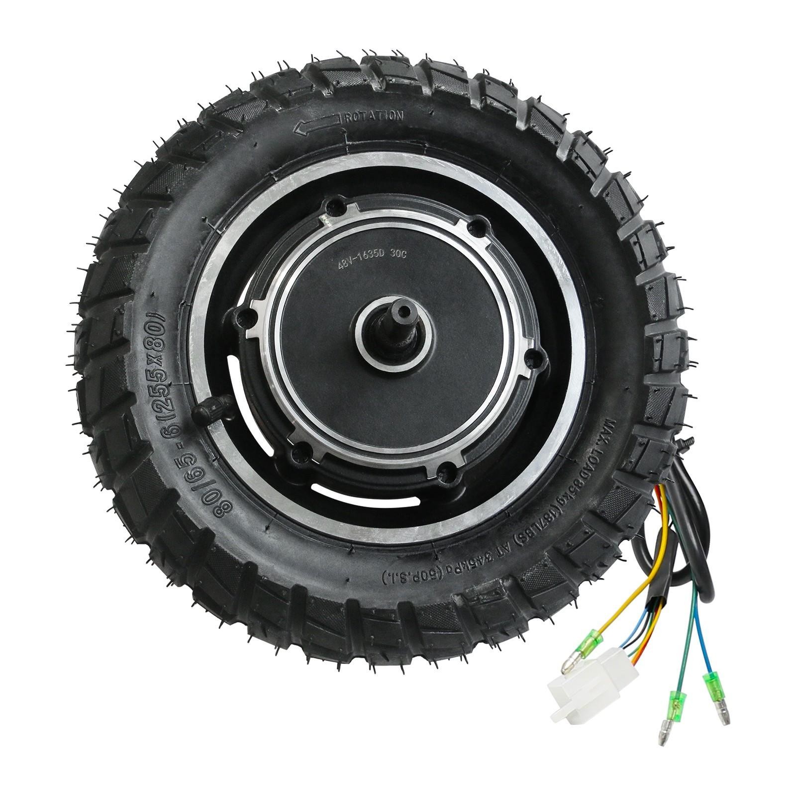 10 inch Hub Motor Kit ebike Scooter 48V 350W Brushless Gearless Motor Tricycle