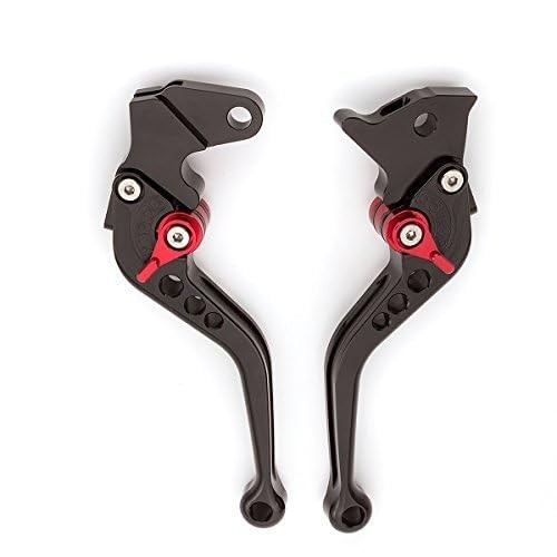 Brake Clutch Levers for FJ-09/MT-09 Tracer 15 Black Lever with Red Adjuster