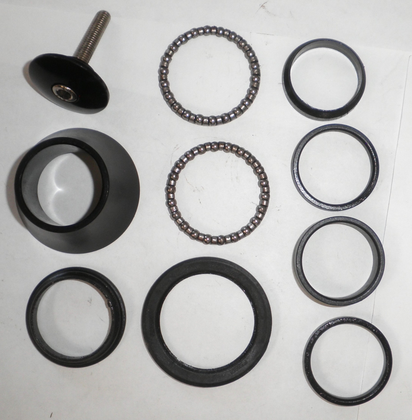 BLACK BICYCLE HEAD-SET 1 1/8″ BIKE PARTS 643-5