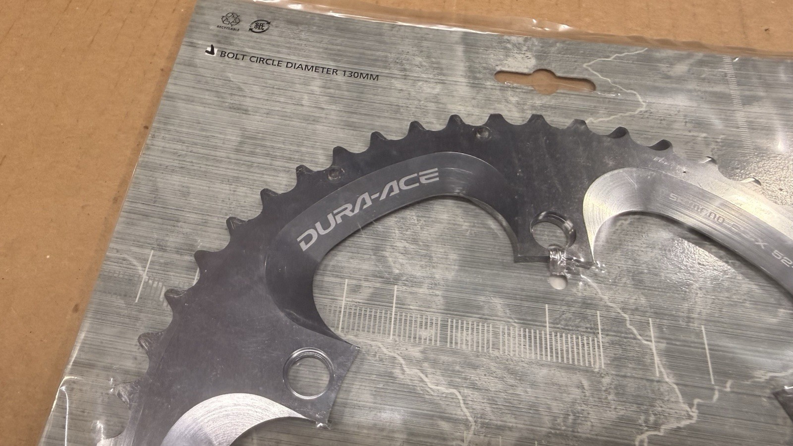 NOS Shimano Dura Ace 7800 52t Chainring – 130bcd – 5-Bolt