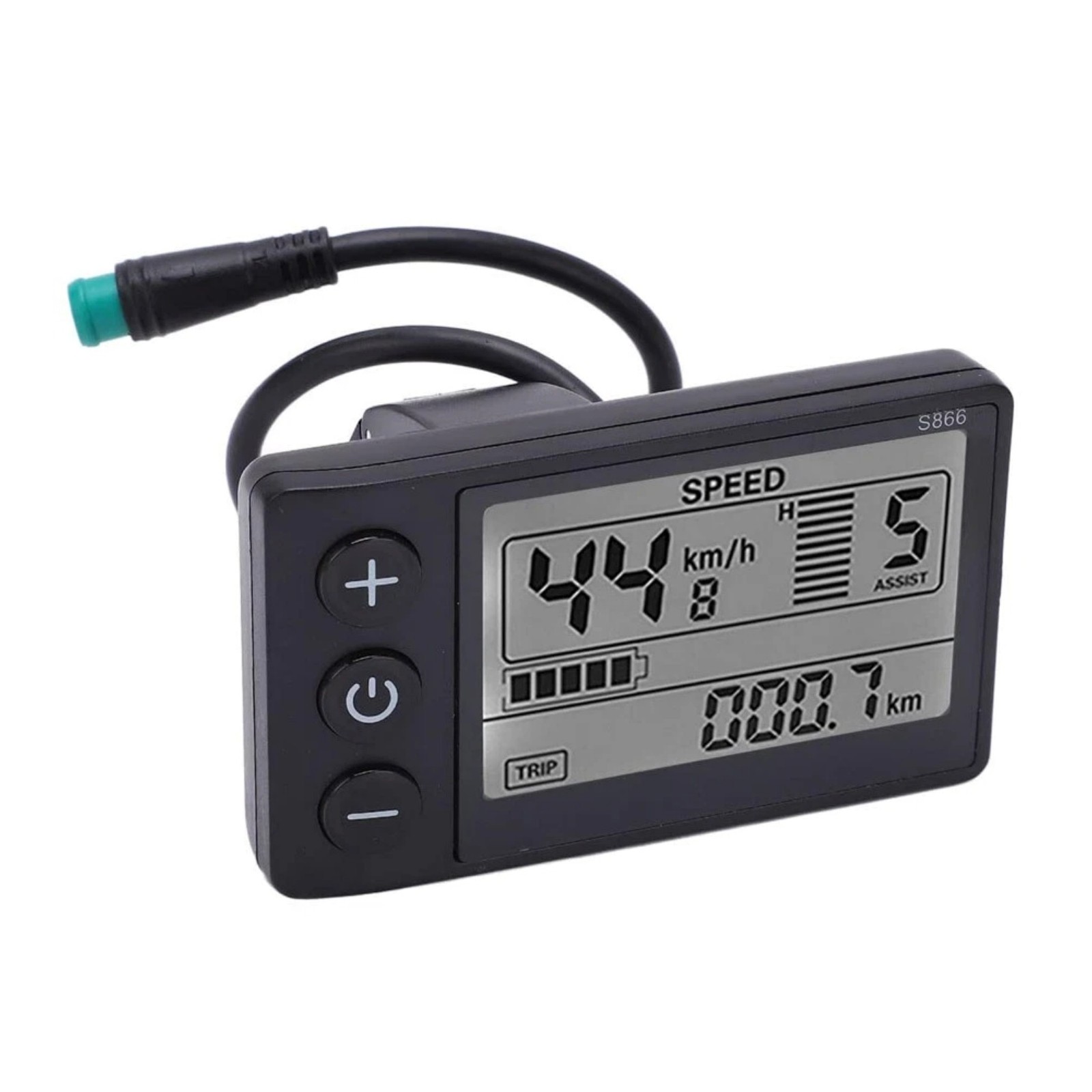 Universal Electric Bike Speedometer LCD Display Screen for Scooter 24V 36V 48V