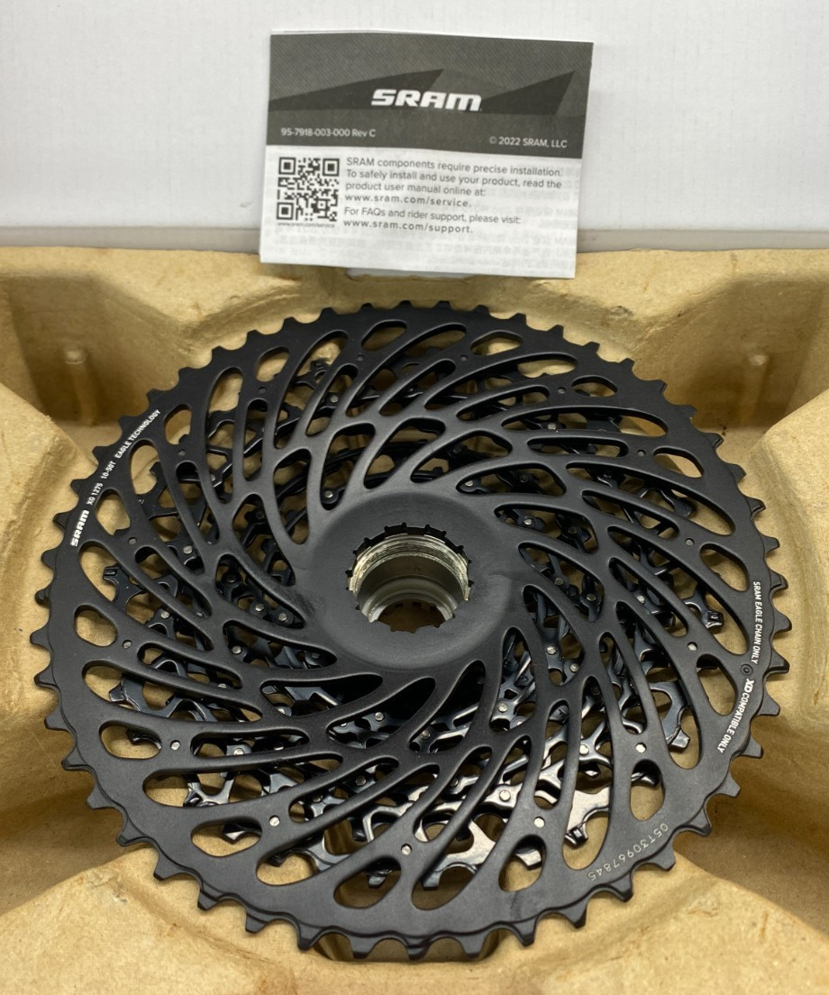 SRAM GX Eagle XG-1275 Cassette – 12-Speed, 10-50t, Black, For XD Driver Body