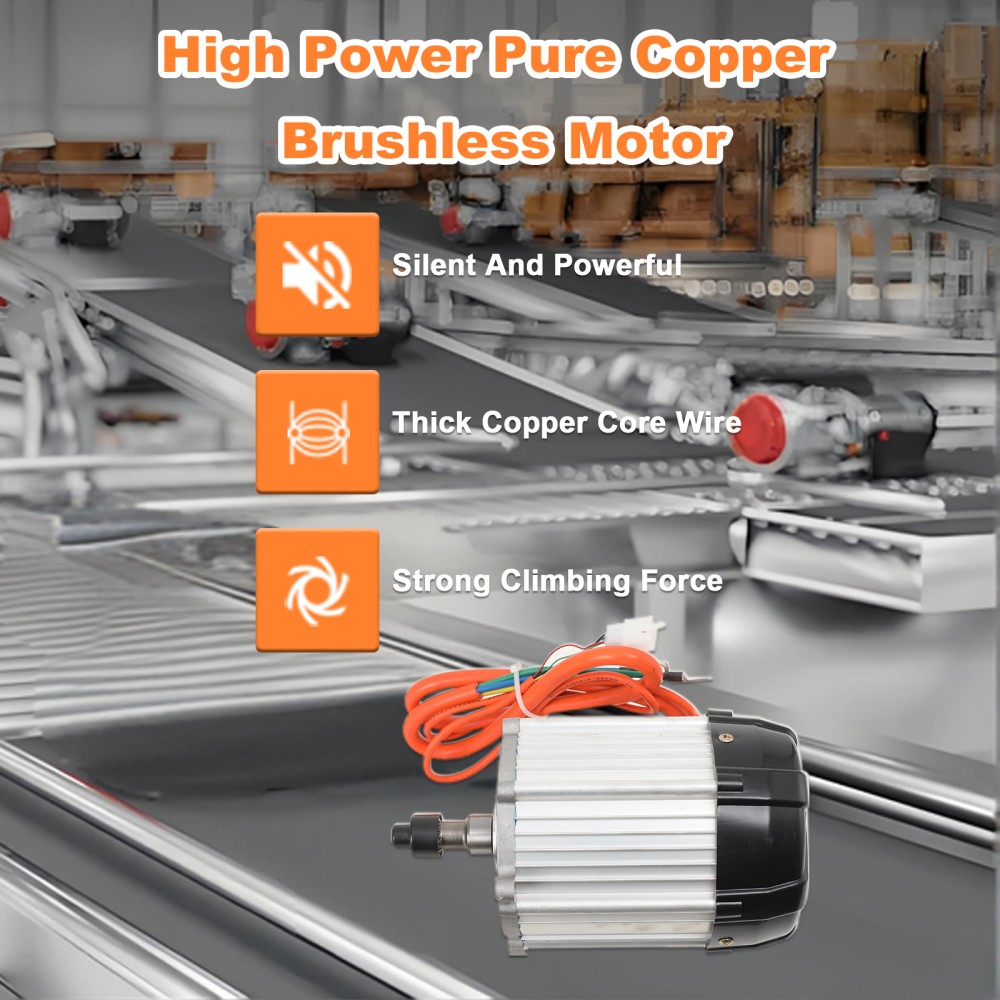 High Speed Brushless Motor 1800W Electric Tricycle Engine Drive Motor 3200RPM