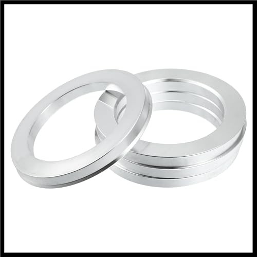 4pcs OD 106mm to ID 77.8mm Aluminium Alloy Car Hub Centric Rings Wheel Bore