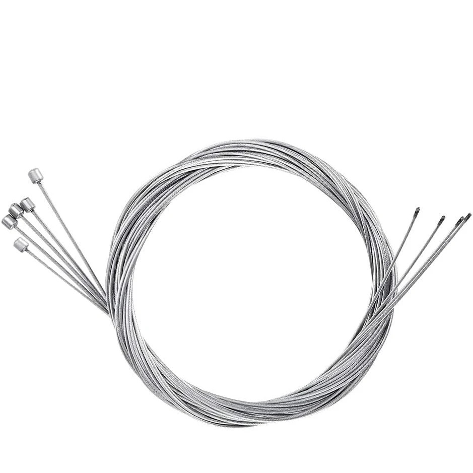 5PCS 2M Stainless Steel Bike Brake Shift Cable Inner Wire MTB Road Bicycle