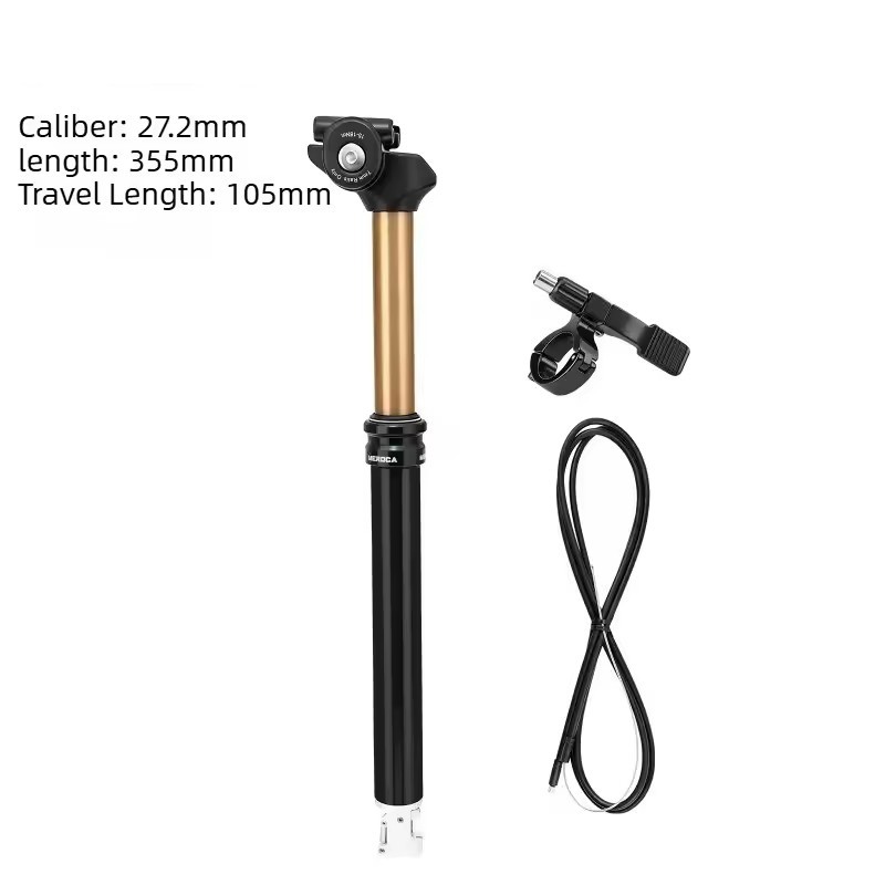 MTB Bike Dropper Seatpost Internal Routing Remote Control Hydraulic Lifting Part