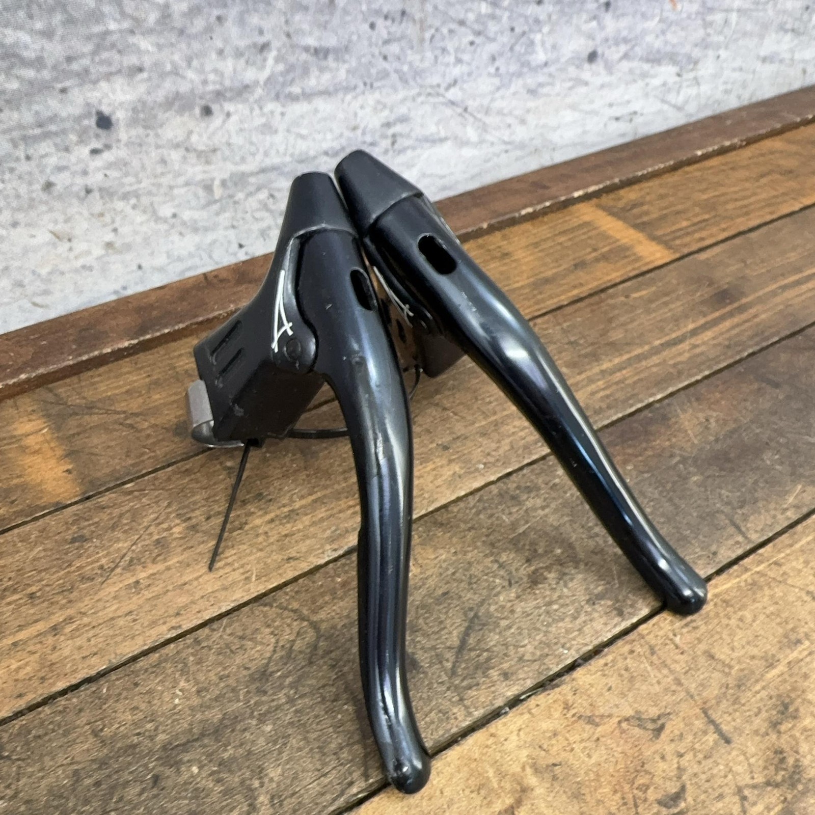 Vintage Aero Gran Compe Brake Levers Pair Black AGC 23.8mm Drop Bar Road Japan