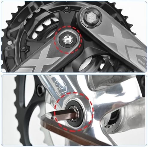 Bike Hex Crank Arm Fixing Bolts, Crank Arm Bolt 8mm, Bike Crank Bolts, Bicycle C