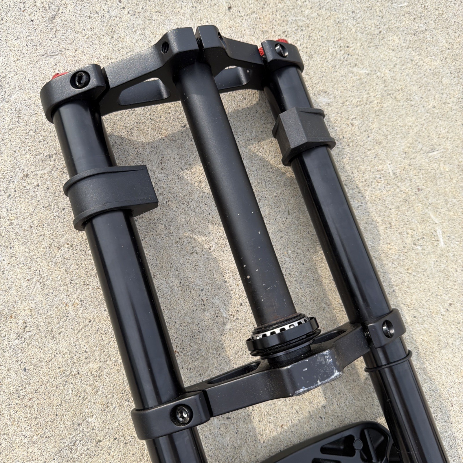 Bike Suspension Fork 20inch 4.0 Tire Double Shoulder Snow Beach MTB Fat Fork