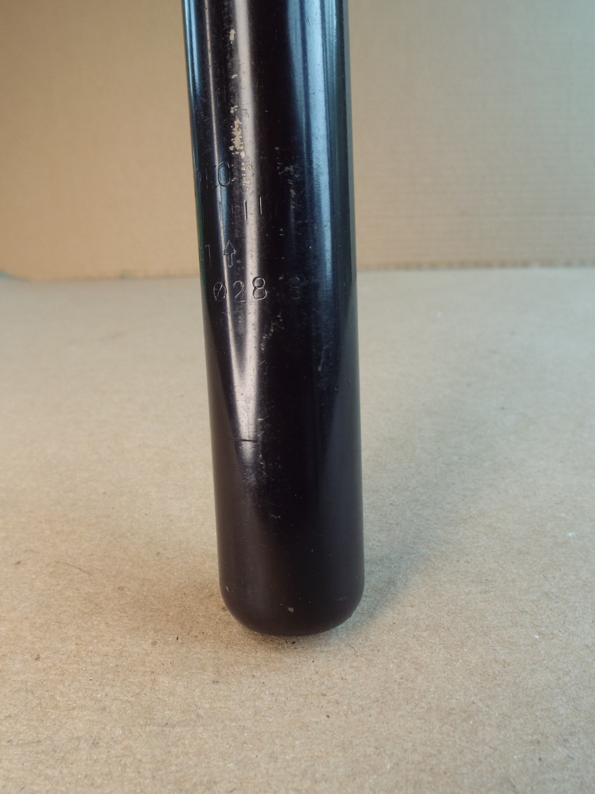 Leadtec Bicycle Black Straight Seat Post 28.8mm Length 305mm 12″ Nice New! (Read