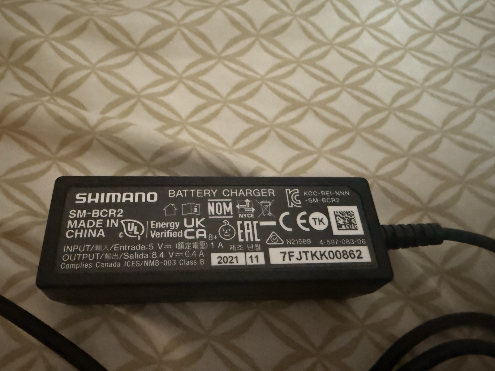 Shimano SM-BCR2 Internal Di2 Battery Charger. Excellent Used Condition