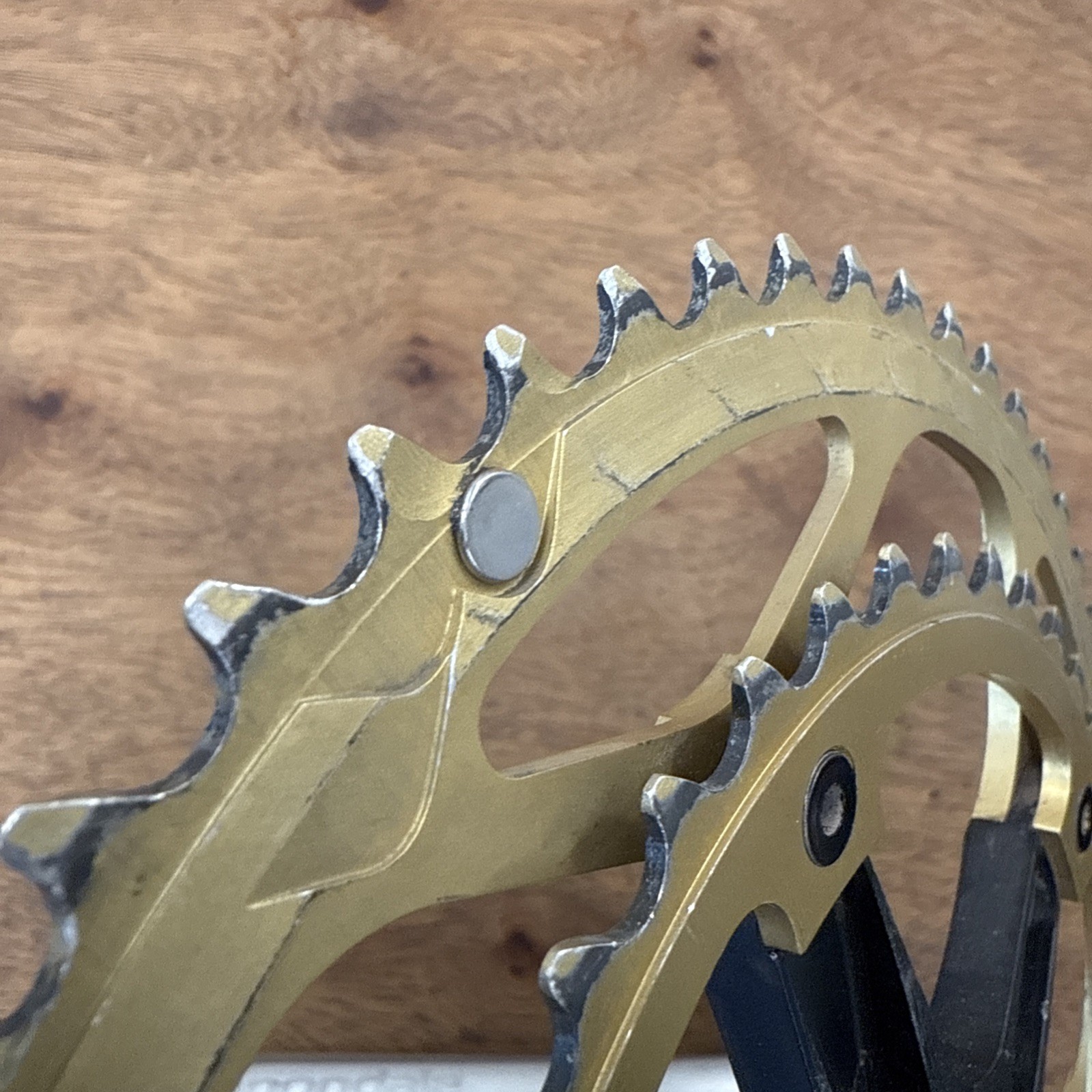Cannondale Hollowgram SI Crankset 175mm 53-39t 9/10 Speed Silver Gold