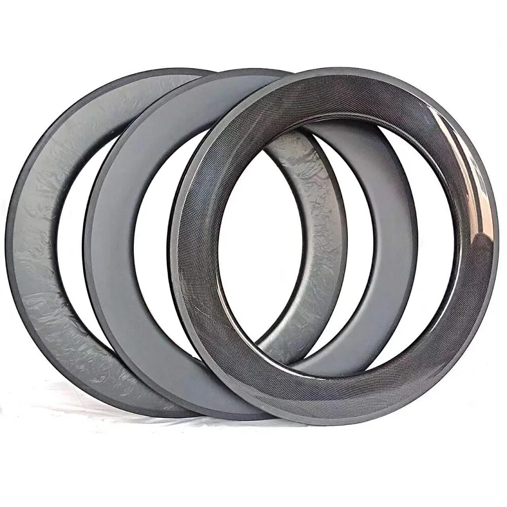 700C Road TT Track Bike Disc Carbon Rims 88mm Depth 25mm Width Tubular Clincher