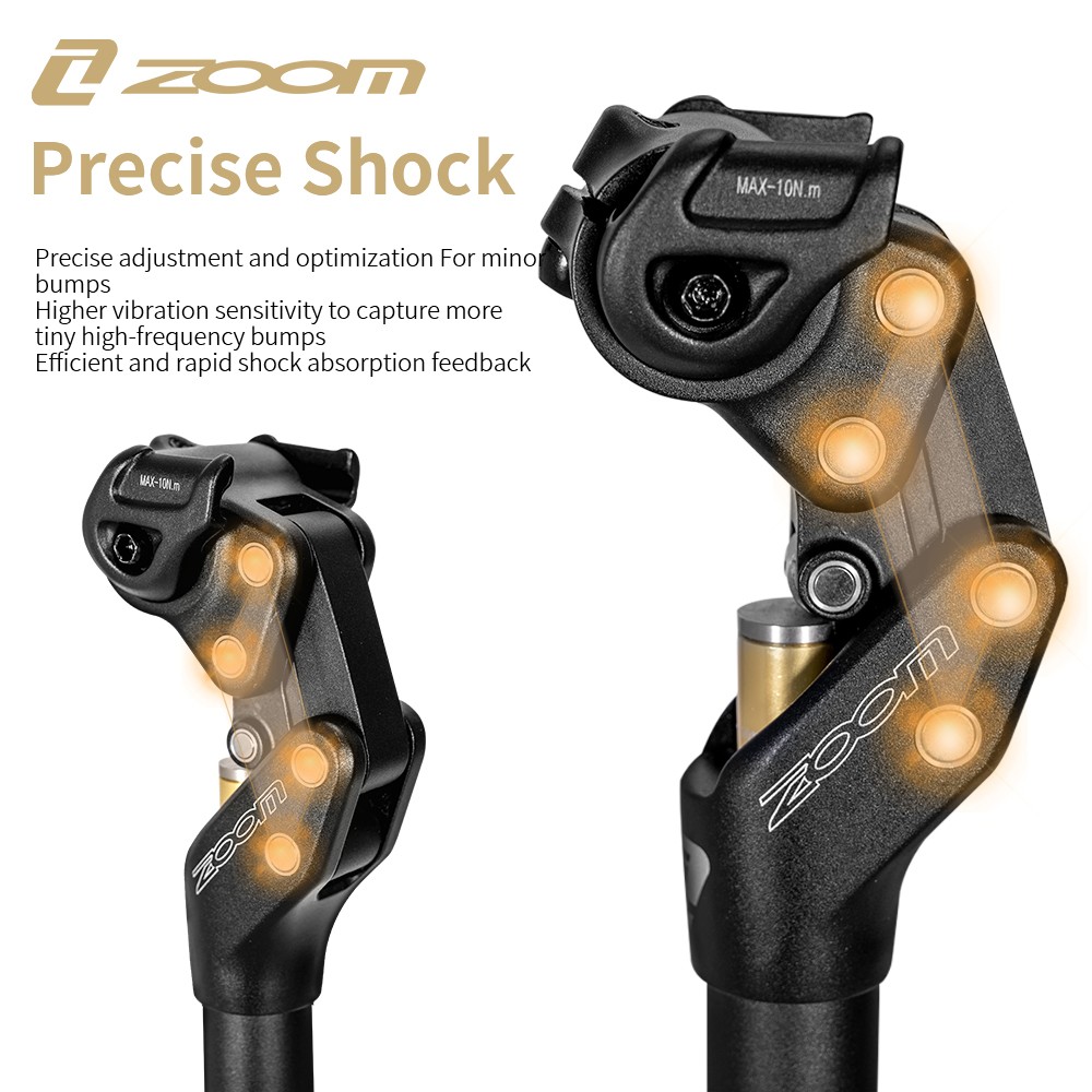 ZOOM Suspension Seatpost 27.2/30.9/31.6mm MTB Bike Shock Absorbing Post