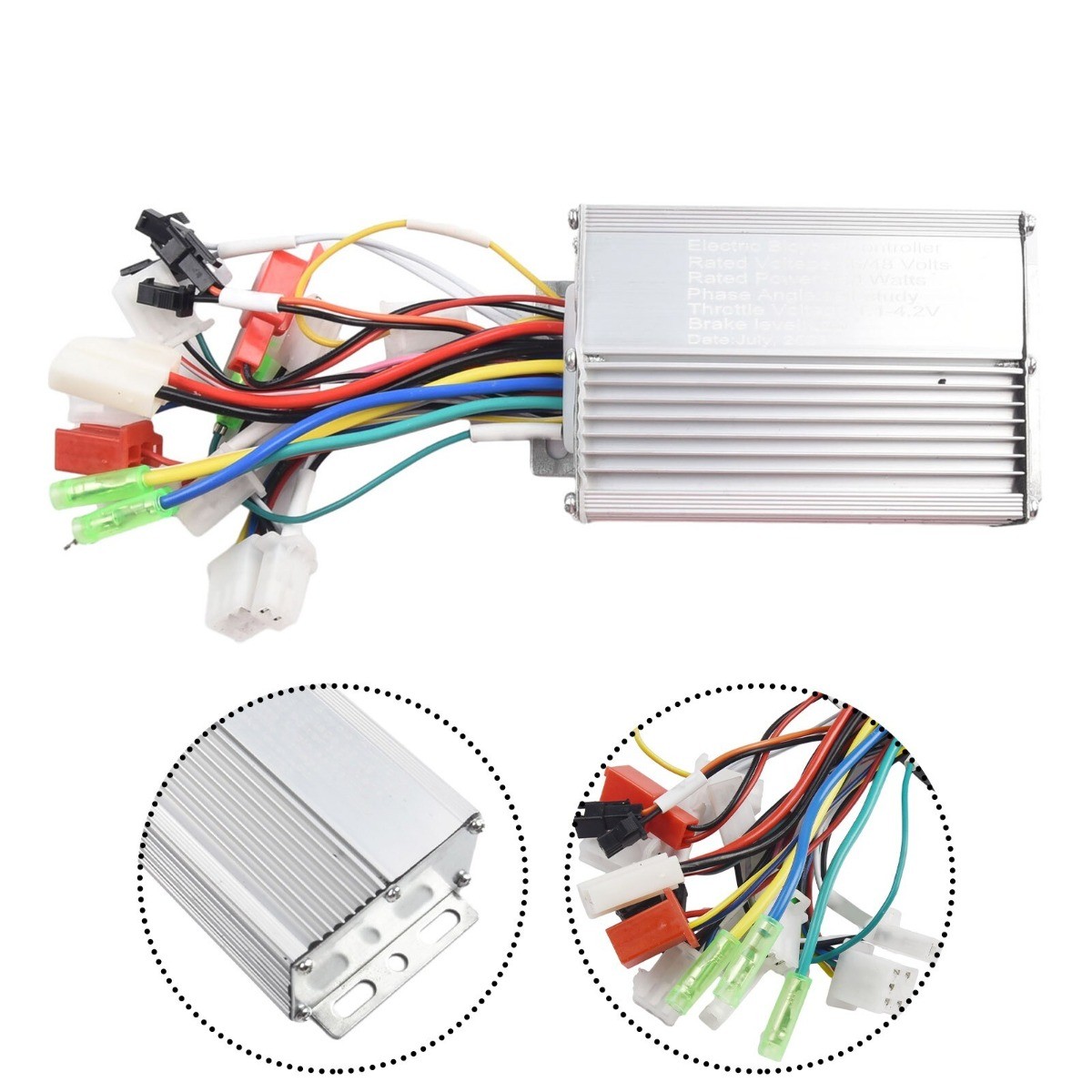 Electric Bicycle E-bike Scooter Motor DC Brushless Speed-Controller 36V 48V 350W