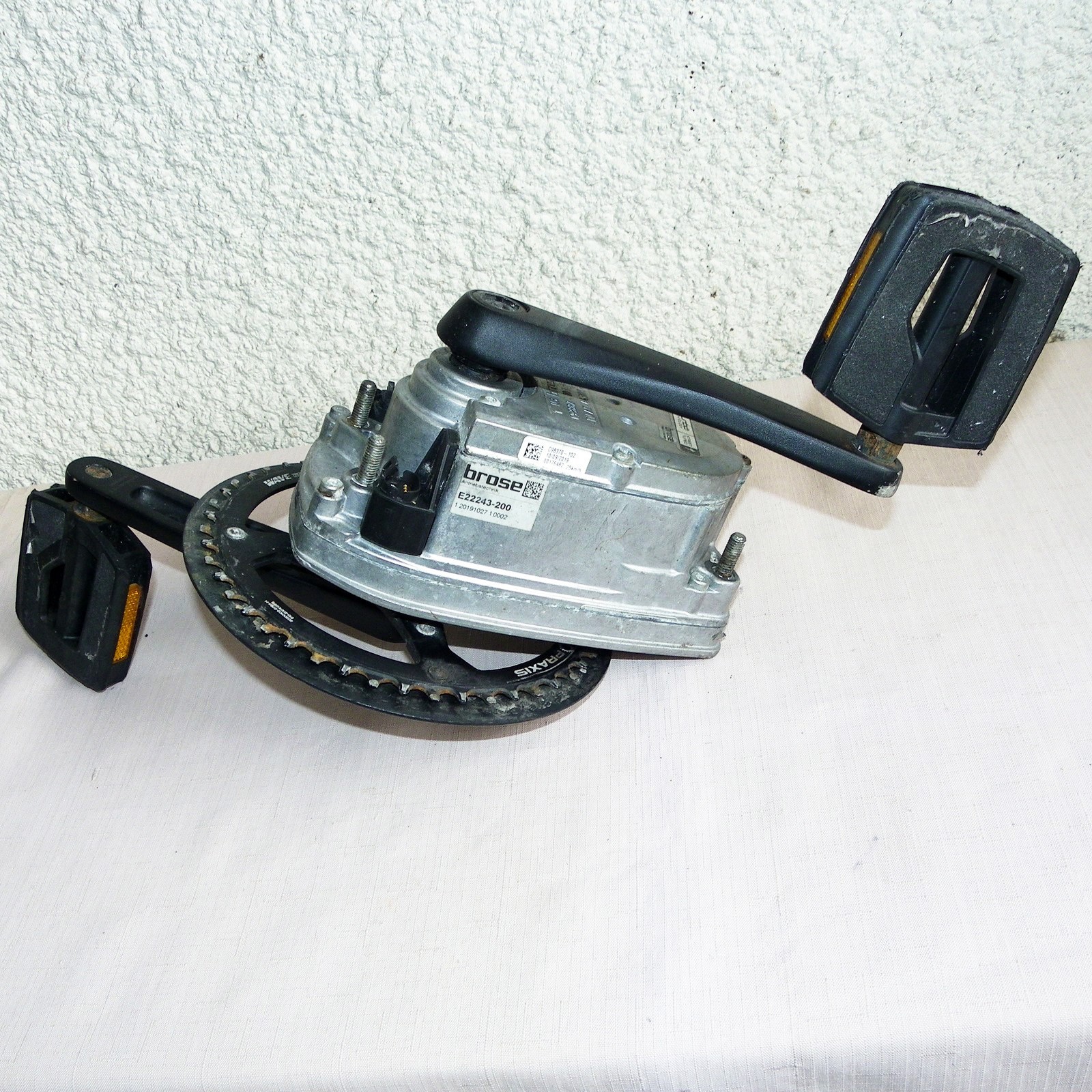 BROSE E-BIKE PEDAL MOTOR 250W 36V DRIVE C E22243-200 WRECKED BICYCLE ITEM
