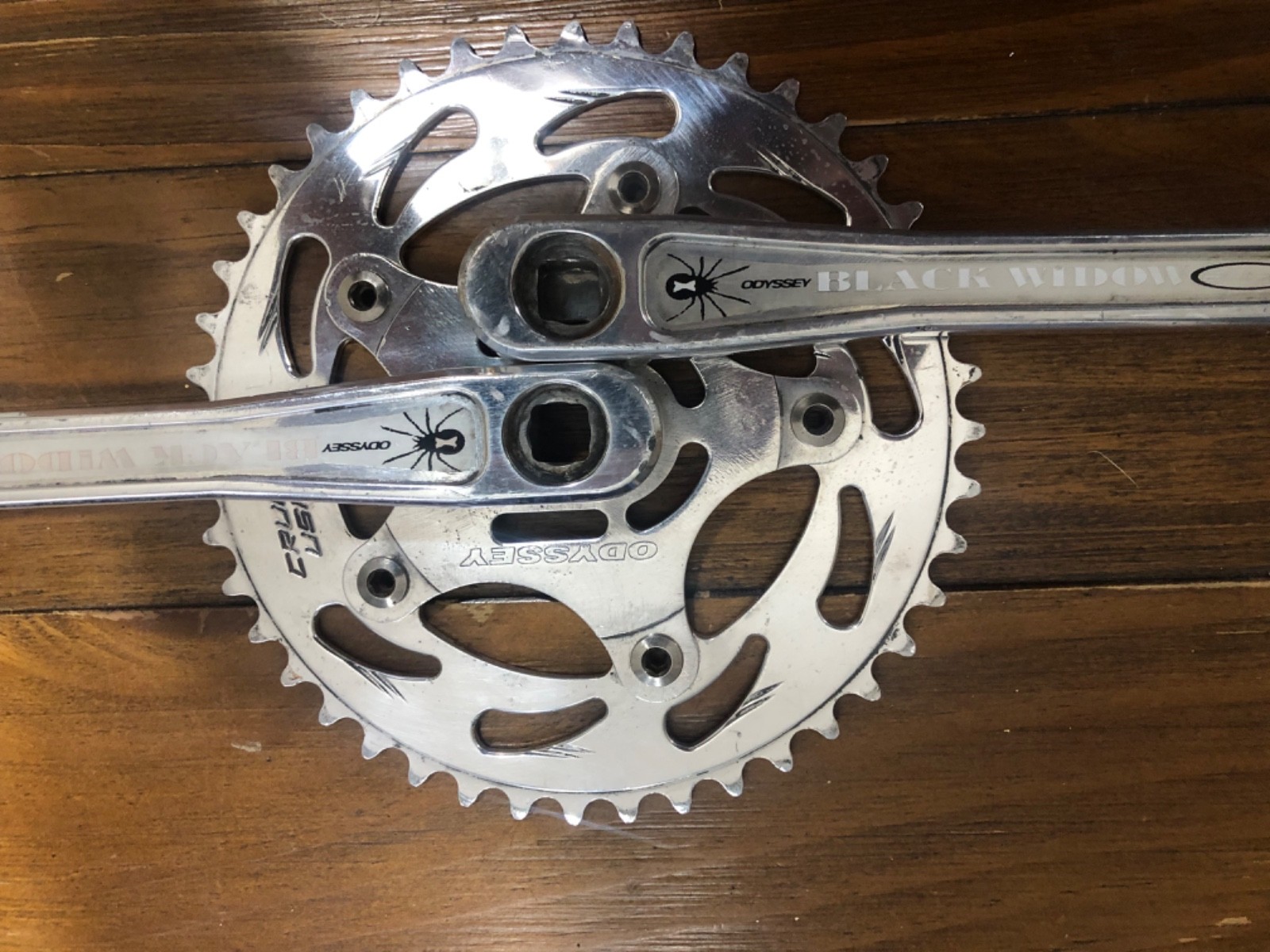 Vintage odyssey black widow crank 175mm