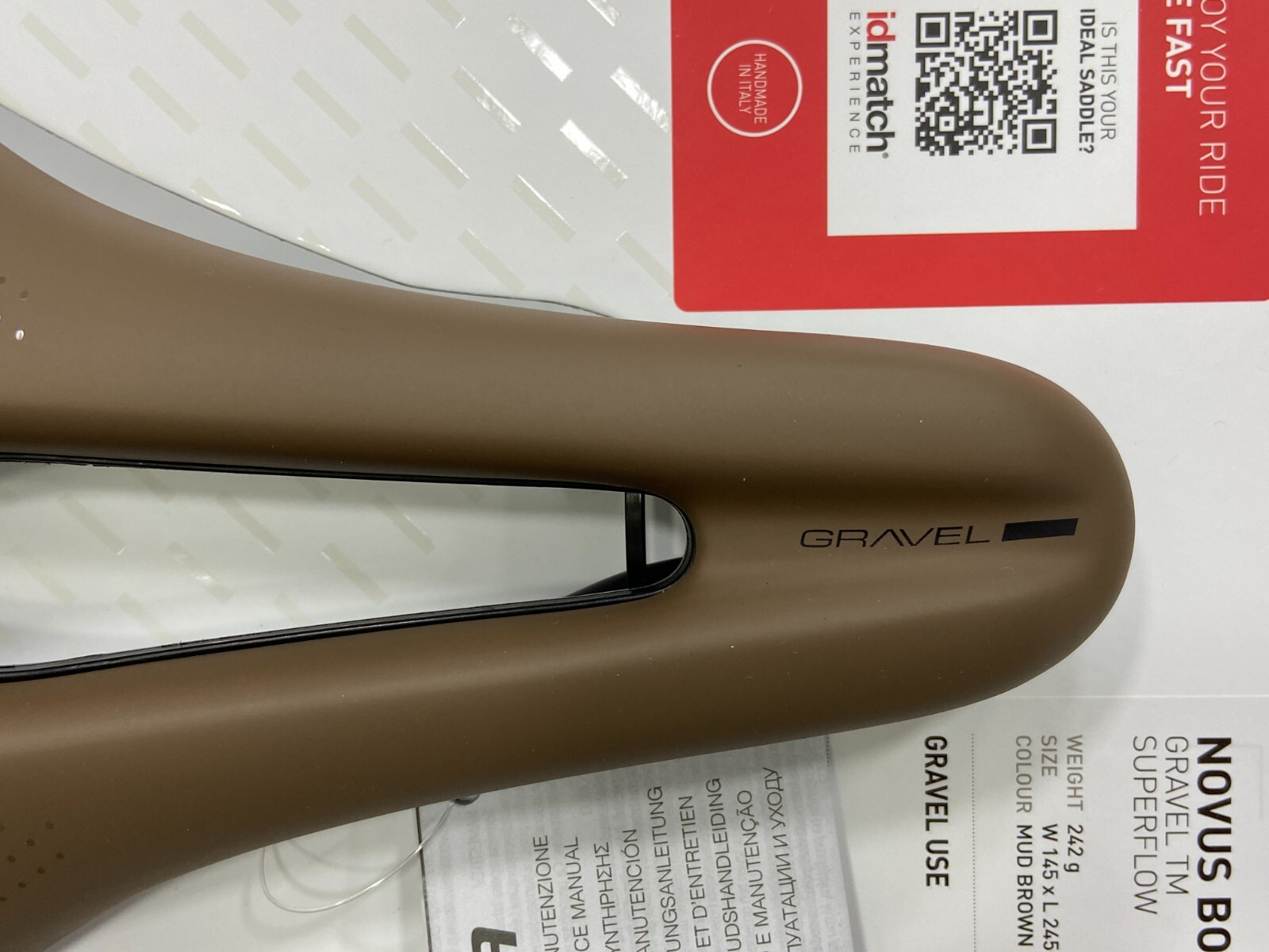 Selle Italia Novus Evo Boost Gravel TM Superflow L3 (145x245mm) Saddle Mud Brown