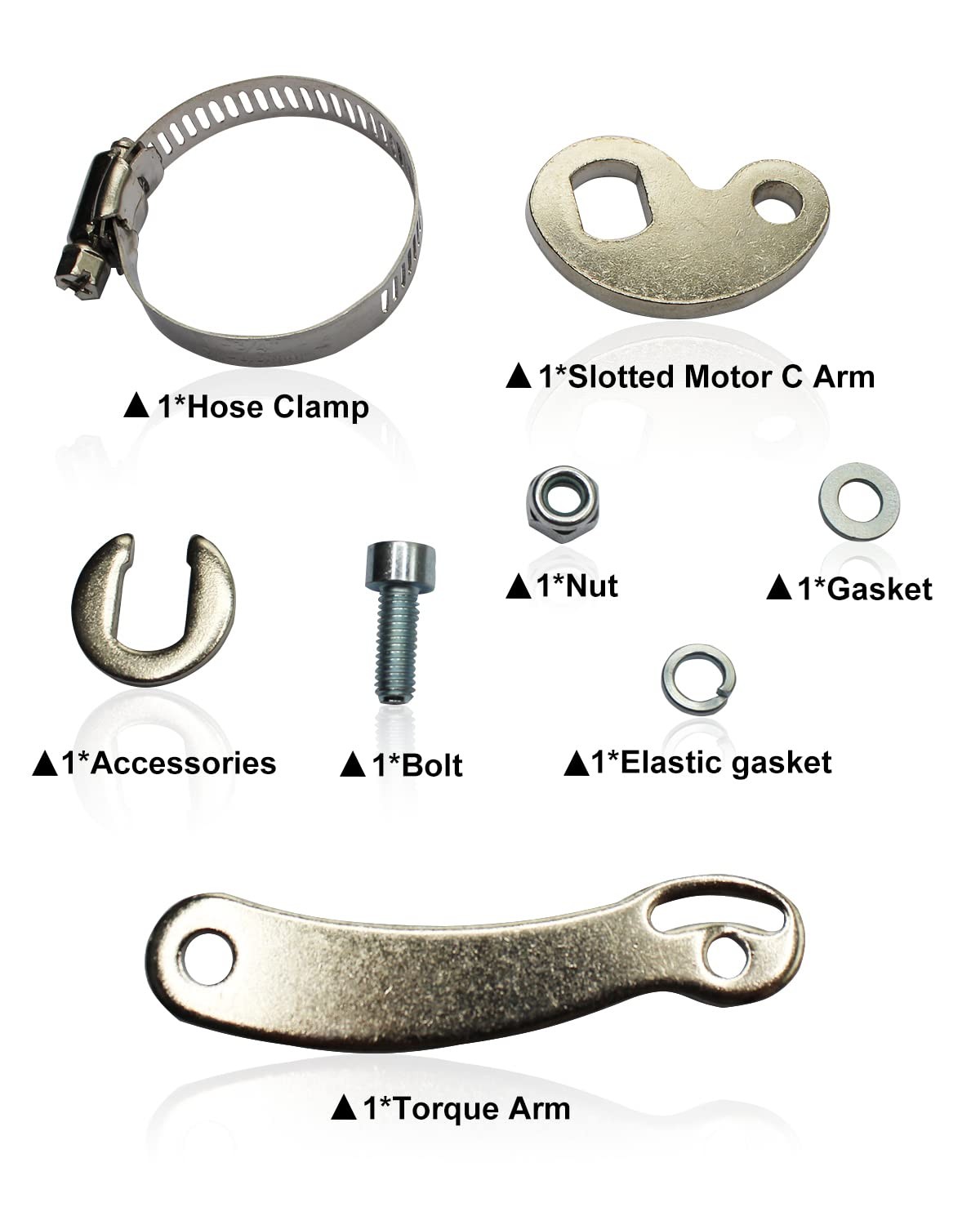 Universal Torque Arm (M14) Conversion Kit, Fit for Electric Bicycle E-Bike Front