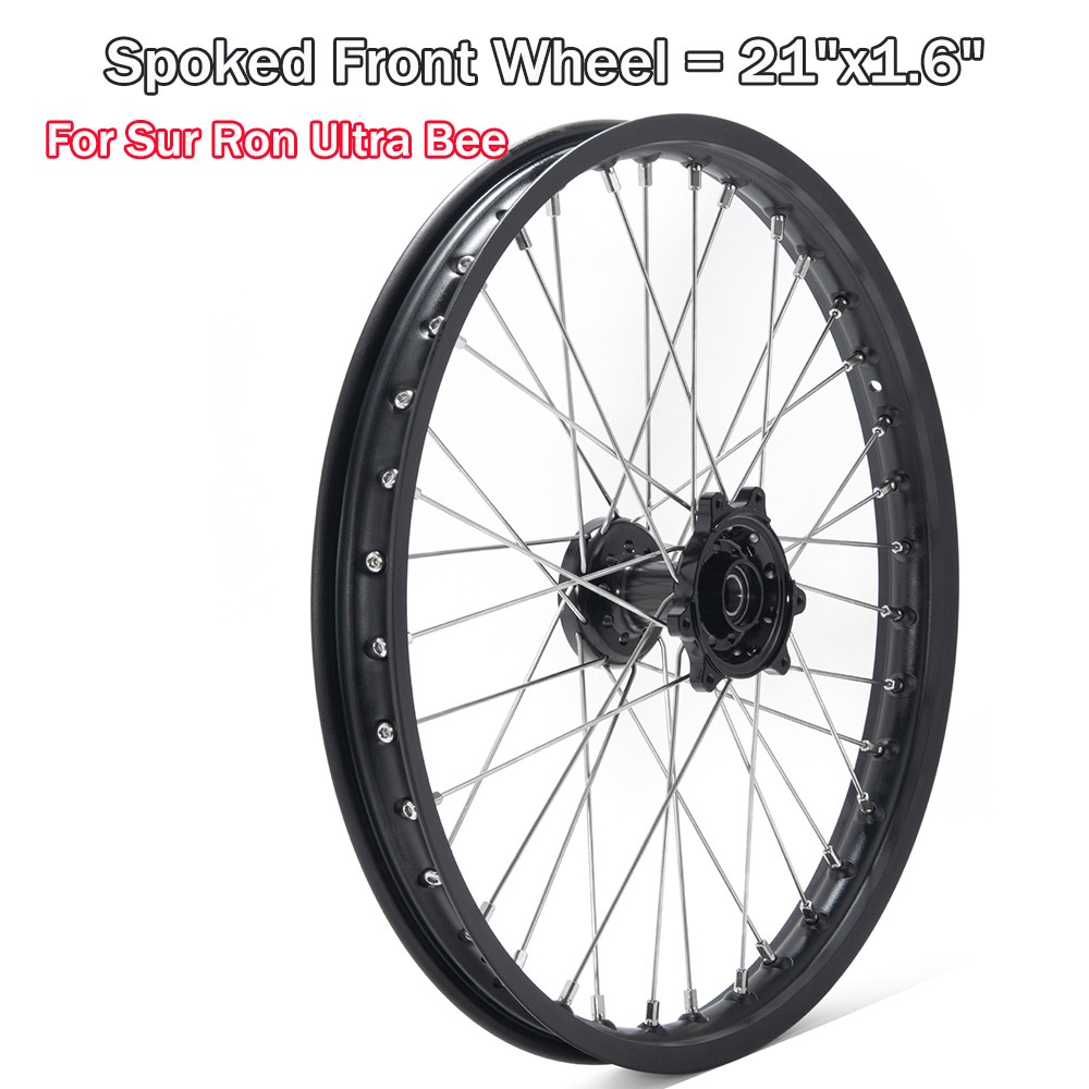 Ultra Bee 21×1.6 Spoke Front Wheel Rim Hub For SURRON UB Electric Off-Road Bike