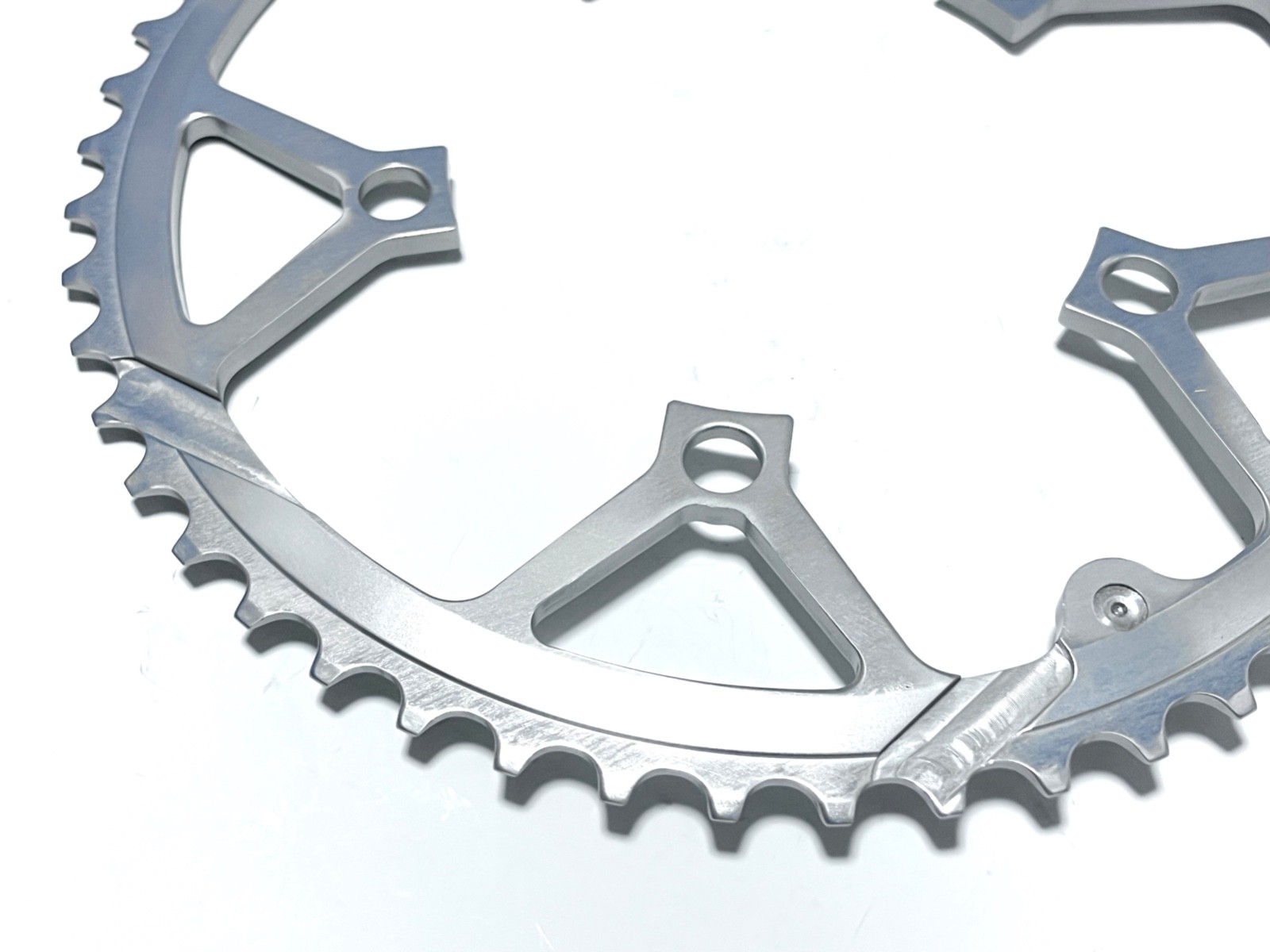 NOS KOOKA 50T 110BCD Chainring — 1990s USA CNC Alloy, Mint Silver