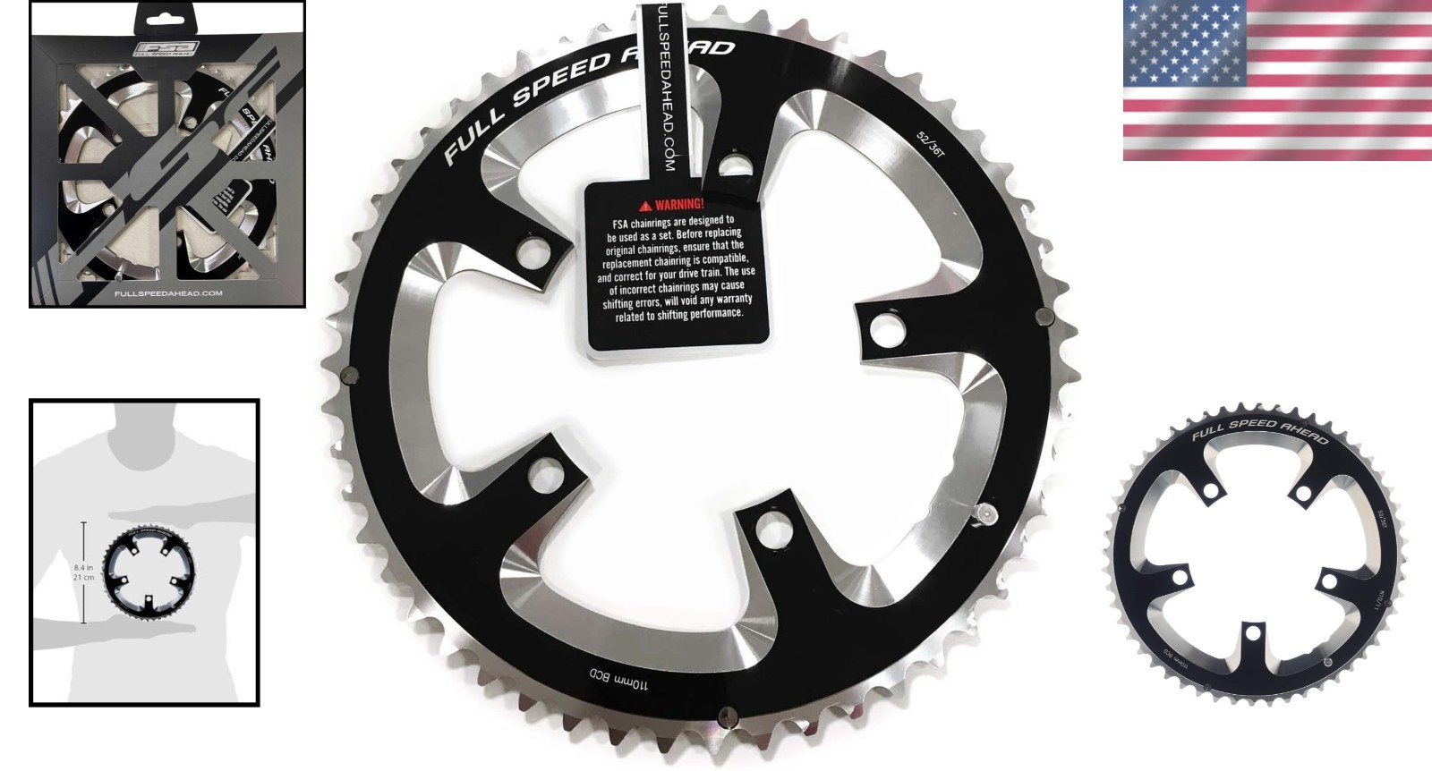 Precision CNC Machined Chainring – 130 x 38t