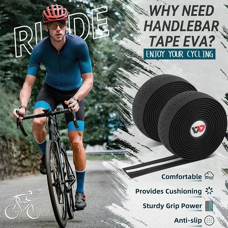 Bike Handlebar Tape Non-Slip Road Bicycle Grip Wrap Cycling Bar Tape Outdoor