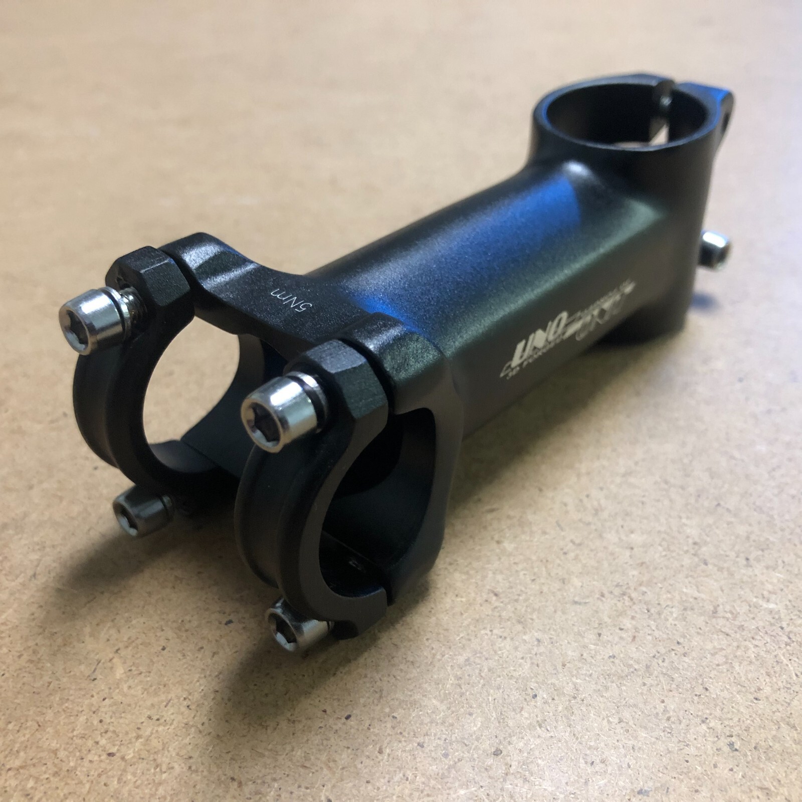 New Kalloy Bicycle Ahead Stem 1-1/8″ (28.6mm) 7 Deg Rise Bore 25.4 Matt Black