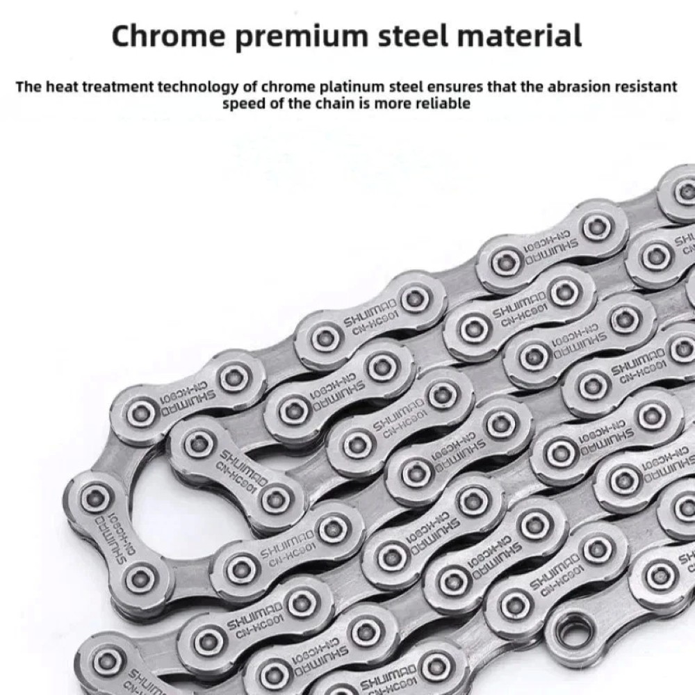 6-12 Speed Bicycle Chain 116-126 Links Quick Connector for MTB Road Hybrid Bike
