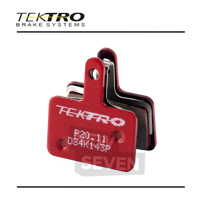 TEKTRO 15Pairs P20.11 Disc Brake Pads Ceramic Metal Auriga Tune TWIN W/ Spring
