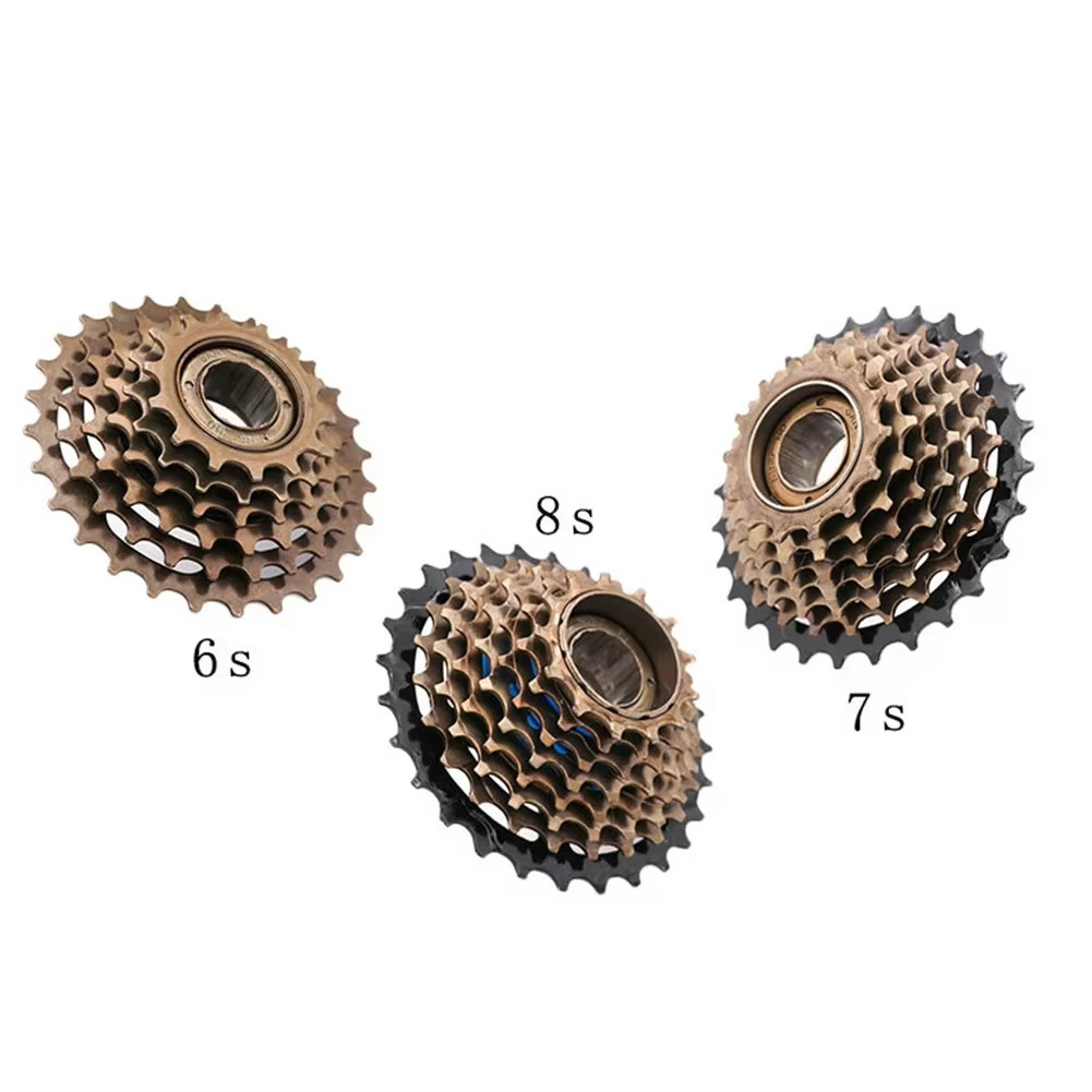 Bike Screw on Freewheel 6/7/8 Speeds Freewheel 13/14-28T Sprocket Screw on Freew