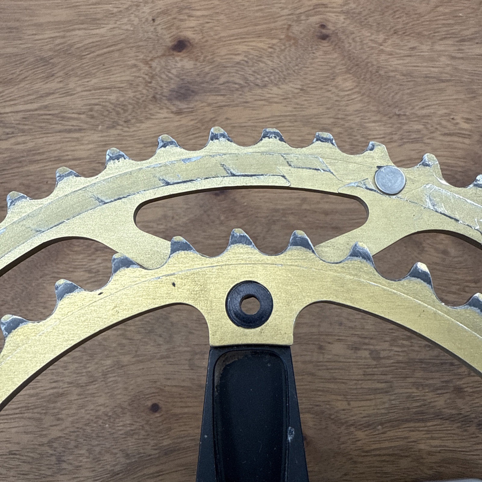 Cannondale Hollowgram SI Crankset 175mm 53-39t 9/10 Speed Silver Gold