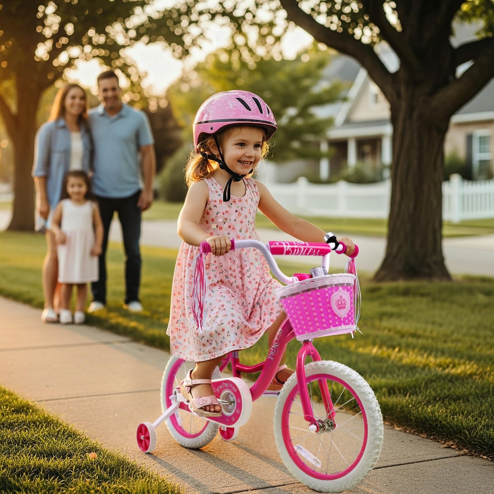 Bicystar Girls Bike For Toddlers Ages 2-3 Years 12 Inch Princess Kids Bike