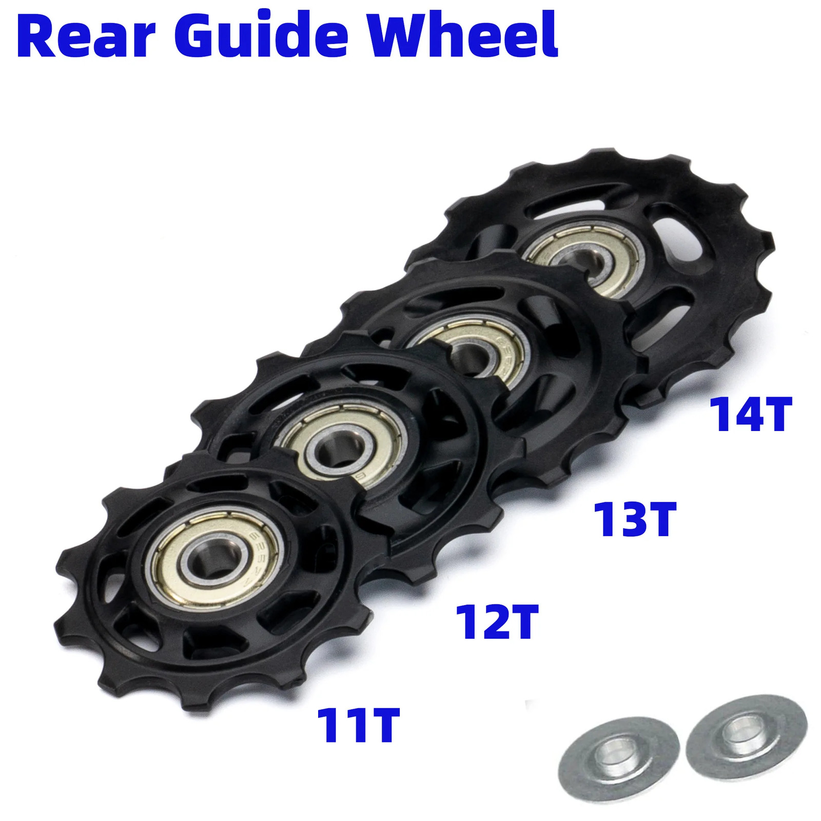 11T-14T MTB Bike Rear Derailleur Pulley Wheel Bearing Shimano SRAM Jockey