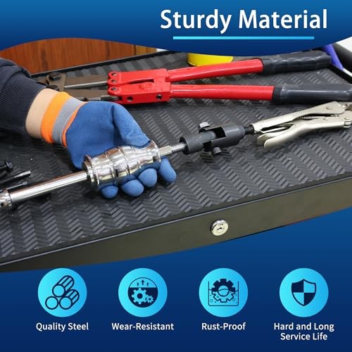 Locking Pliers Slide Hammer Puller Set – 9.8 in – 2 lb Slide – Locking Pliers